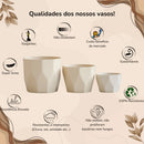 Kit 3 Vasos Escultóricos | Coleção MariLí Design