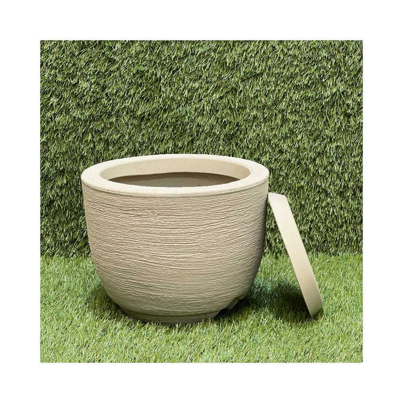 Vaso Polietileno Com Prato Para Plantas